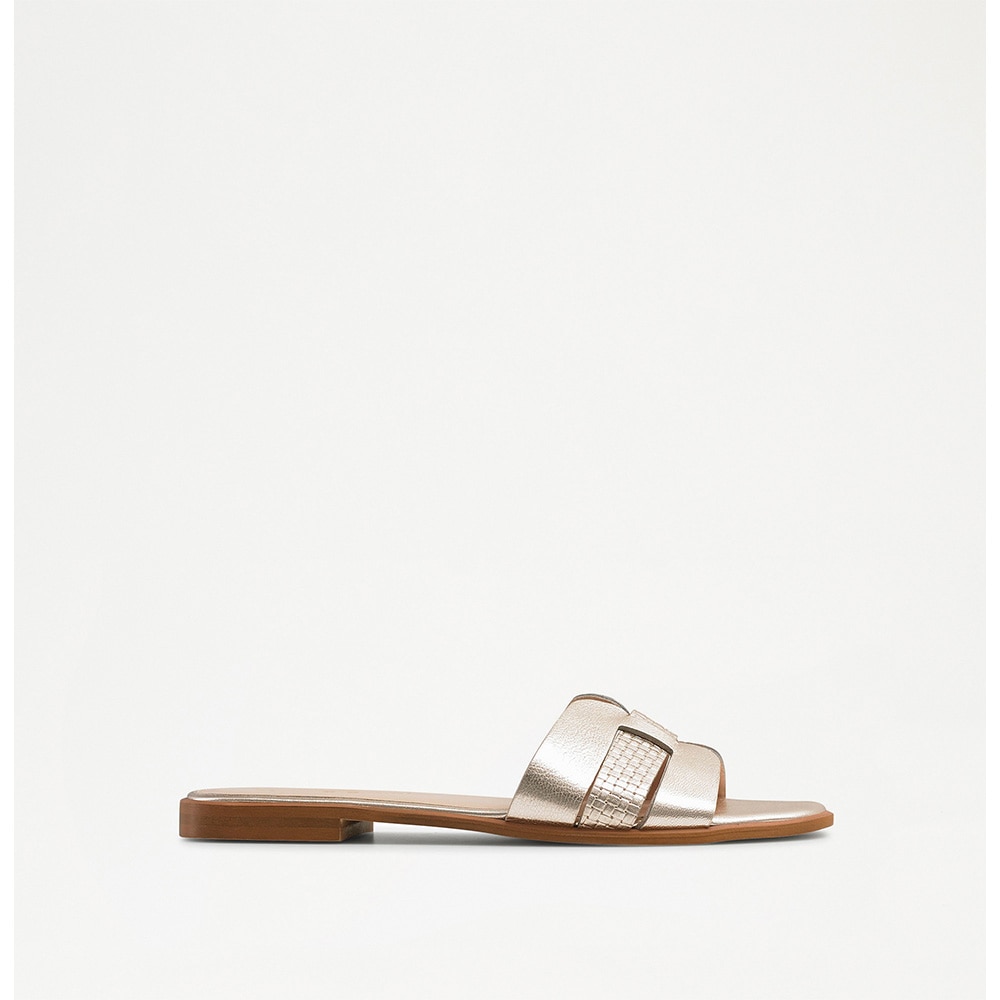 Russell and Bromley Sandy - Woven Strap Mule