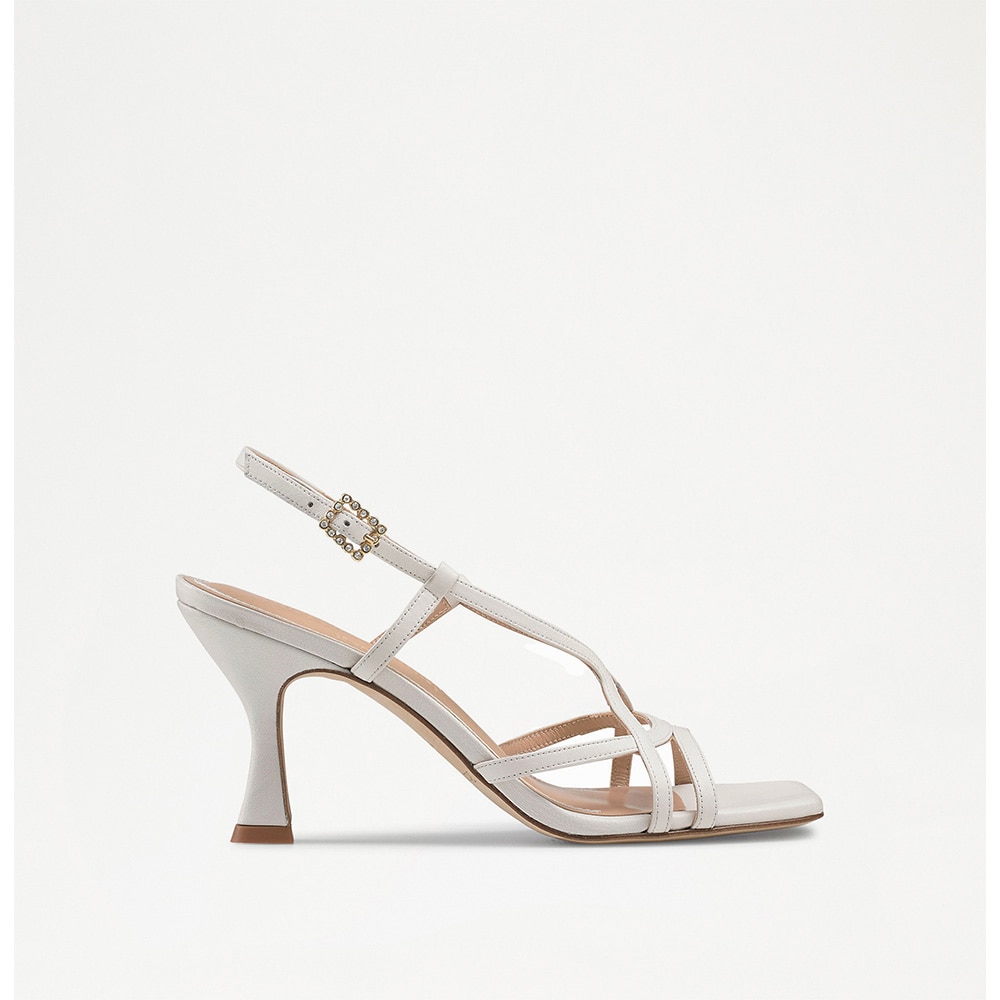 Russell and Bromley Prosecco -  Strappy Kitten Heel Sandal